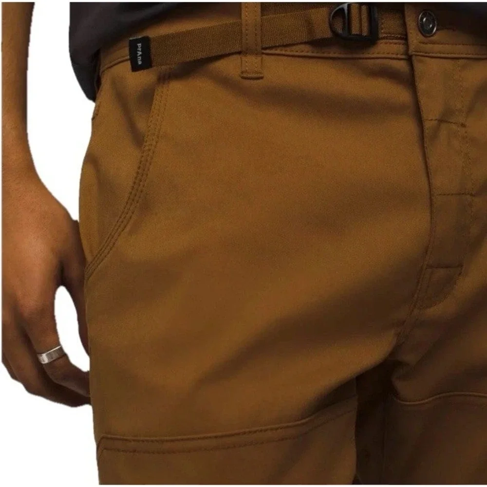 Prana Stretch Zion‎ Pant II Slim Fit Tapered Leg Mens 38 X 30 Sepia Brown NEW